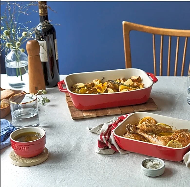This festive Staub baking dish set is under $60 for Way Day