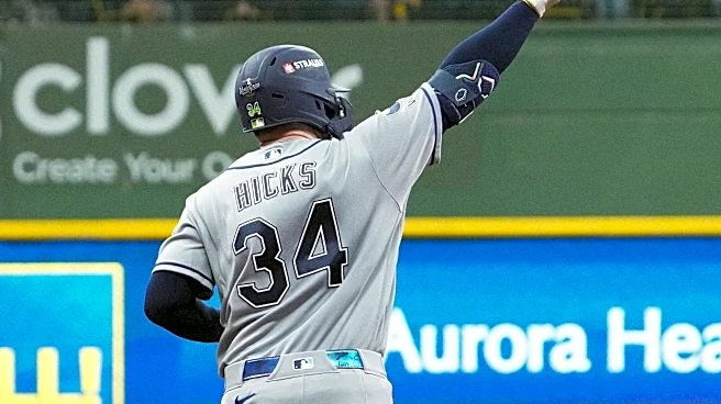 Liam Hicks, Rays jump Brewers immediately in World Series Game 2