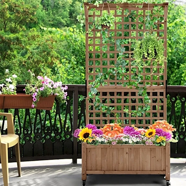 Don't miss 47% off a raised garden planter with built-in wheels