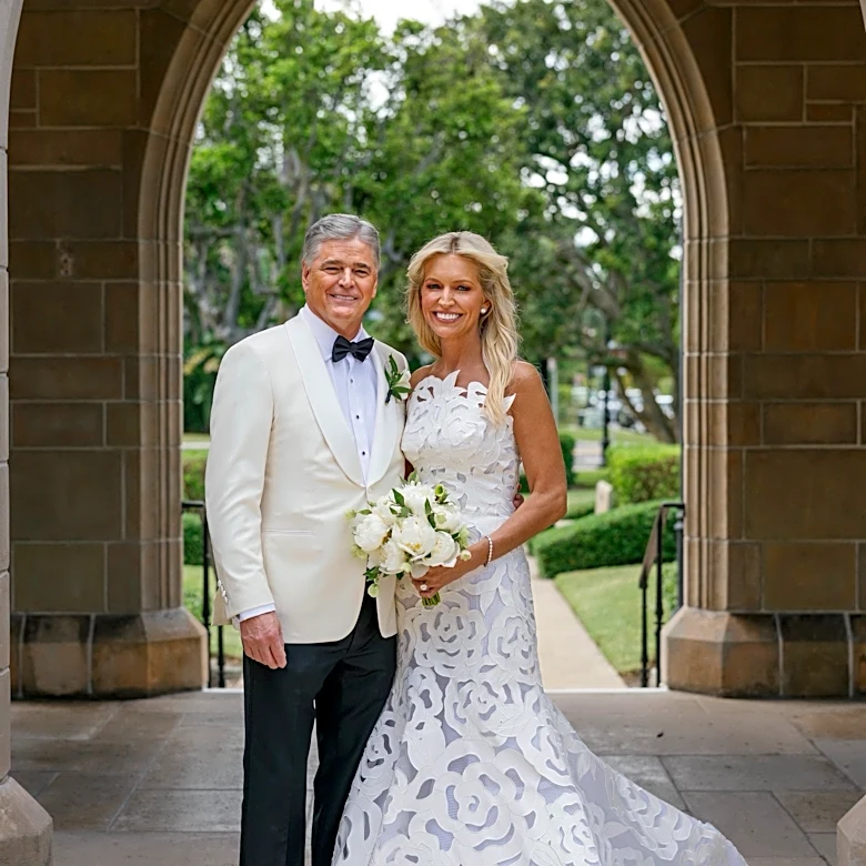 Sean Hannity, Ainsley Earhardt marry with Fox News colleagues present