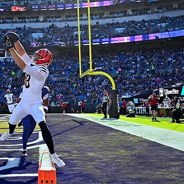 Tee Higgins gets it going with huge second half in Week 7 vs. Ravens