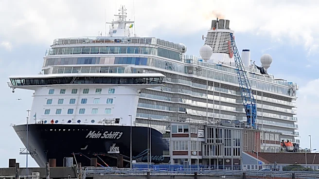 Cruise ship collides with 2 container vessels during stormy weather