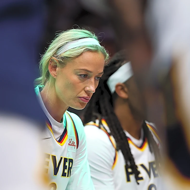 Sophie Cunningham reacts to Indiana Fever front office shakeup