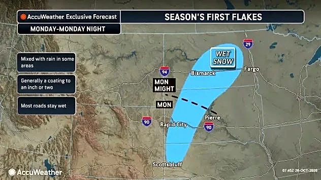 Winter is coming: First snowstorm of the season expected in central US