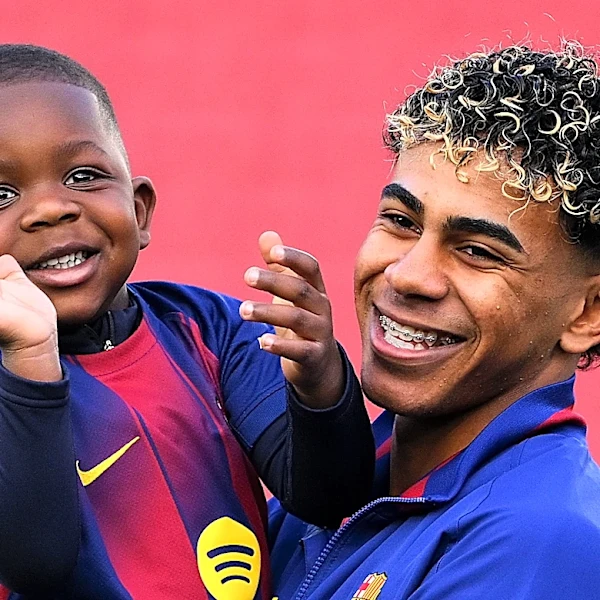 Lamine Yamal's little brother Keyne makes appearance at Ballon d'Or ceremony