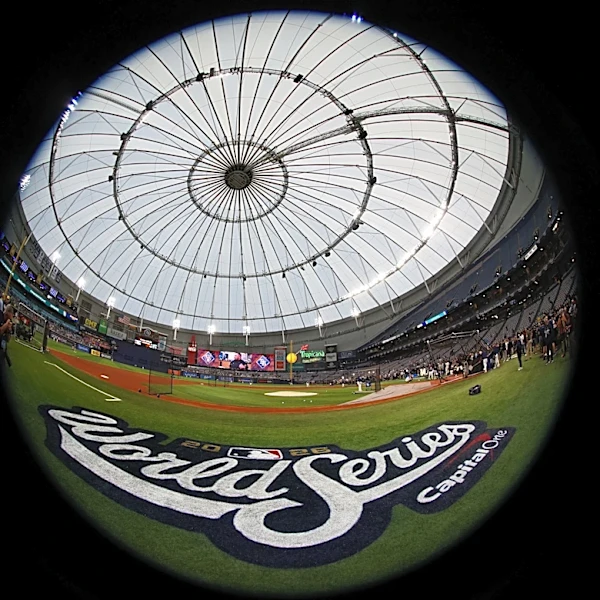 Hurricanes ripped the roof off Tropicana Field. Now it’s hosting the World Series