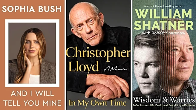 Sophia Bush, Christopher Lloyd and William Shatner just dropped new books, here's how to buy
