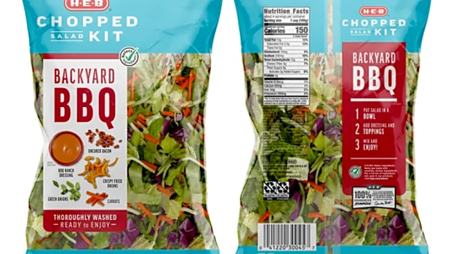 Taylor Farms recalls salad kits sold at H-E-B. See affected product