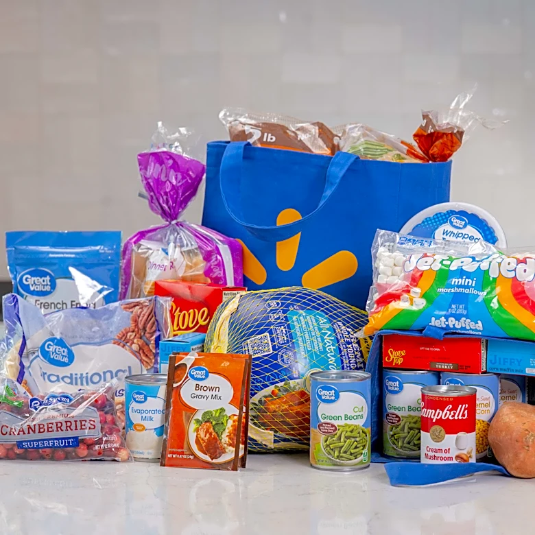 Walmart Thanksgiving, Christmas meal deal feeds 10 for $35