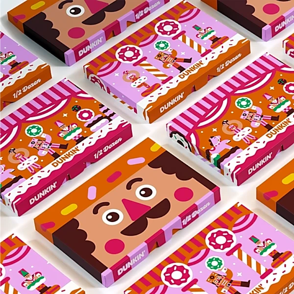 Dunkin' brings holiday cheer with new packaging, seasonal drinks