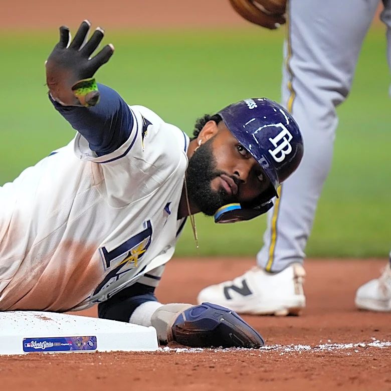 Junior Caminero in Rays lineup for World Series Game 5 despite injury