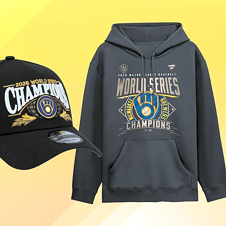 Brewers win! Shop Milwaukee World Series champion hats, shirts, hoodies and more