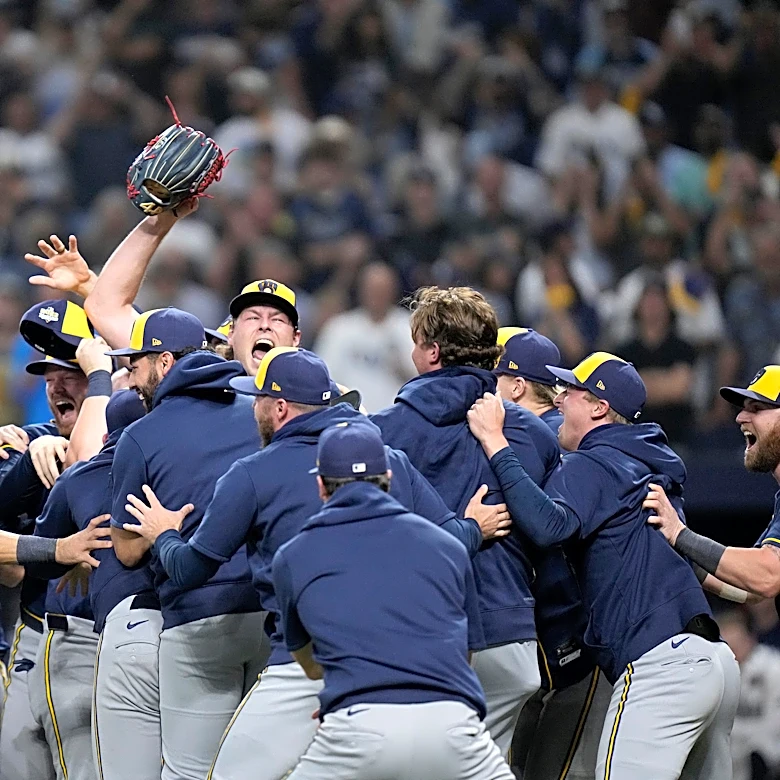 Watch Milwaukee Brewers' raucous celebrations after winning World Series