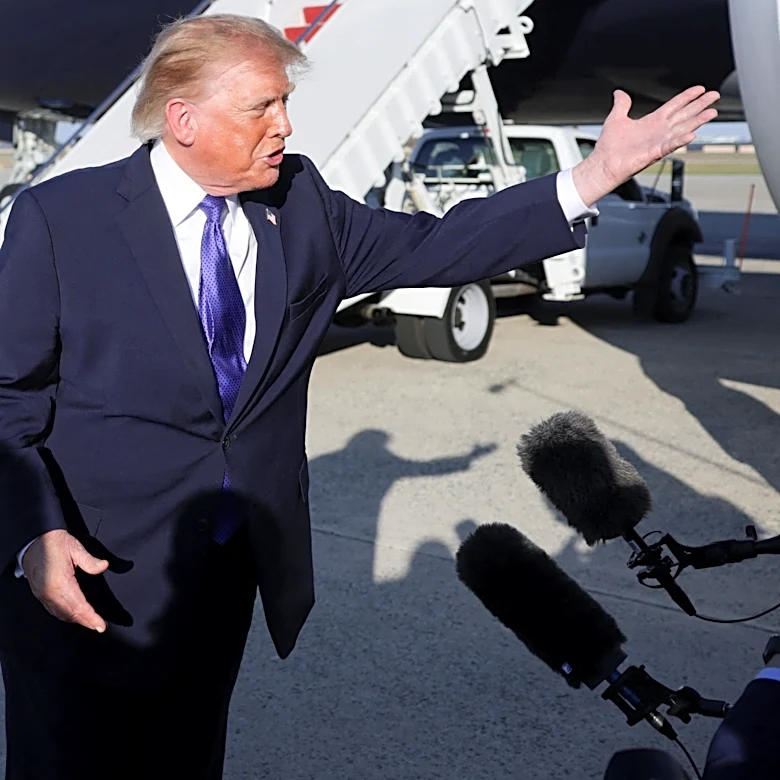 Trump erupts over 'sick' question about canceled midterm rally in Kansas
