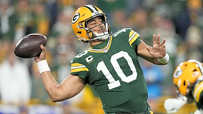 Jordan Love tosses three TD passes in win over Carolina
