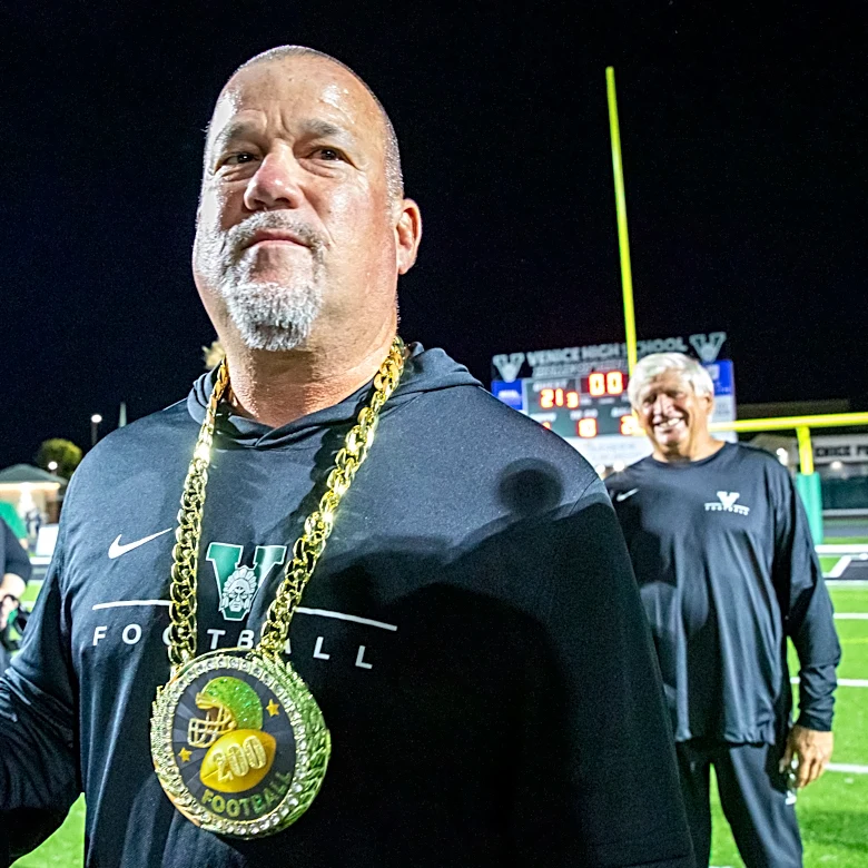 Florida high school football coach’s home catches fire. He believes someone started it