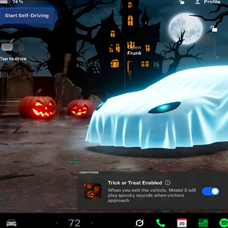 Tesla vs. Rivian: Which EV wins the Halloween mode showdown?