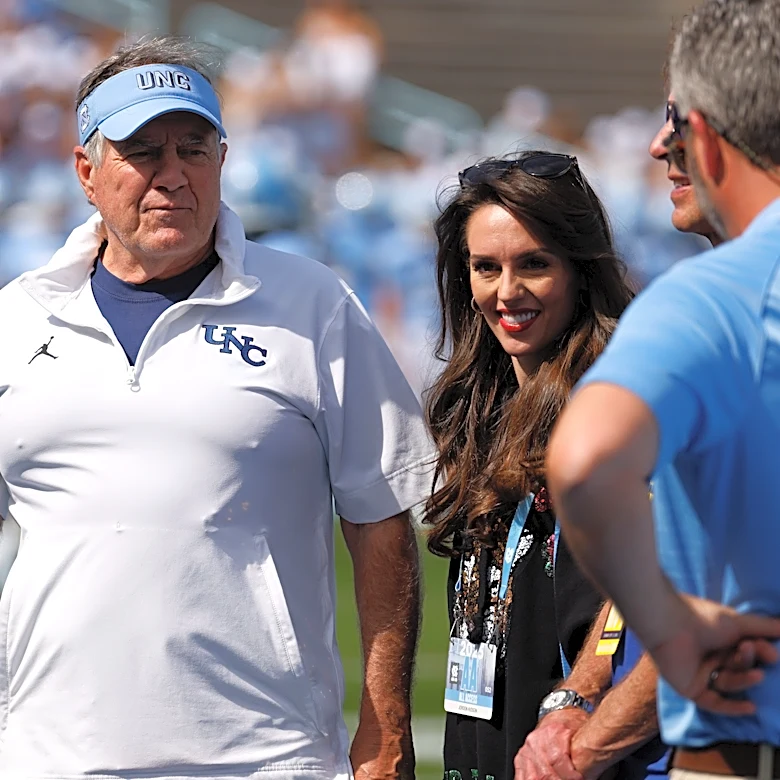 Bill Belichick, Jordon Hudson breakup report catches UNC staffers off guard