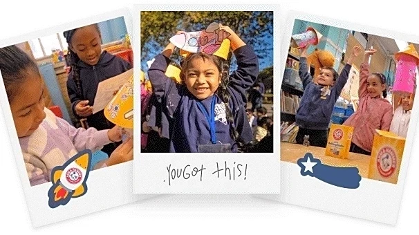 How families can build a baking soda rocket at home this October