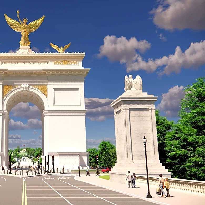 DC, Virginia file lawsuit to stop Trump's 250-foot Triumphal Arch