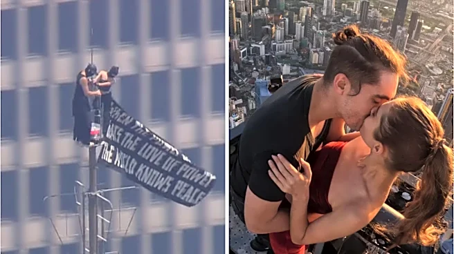 Empire State Building Climbers Revealed: Couple From Netflix’s ‘Skywalkers’ Doc Appear to Get Engaged Atop Skyscraper