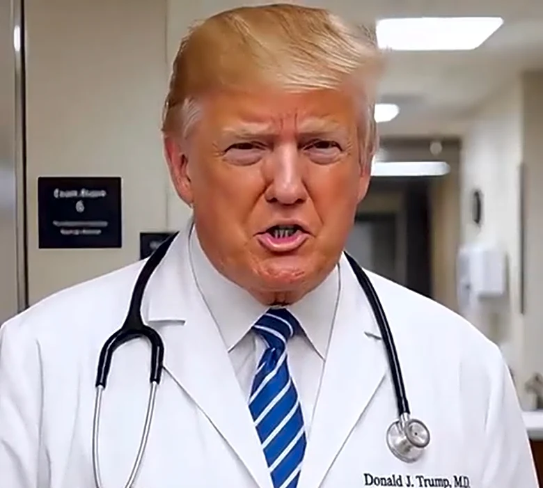 ‘Doctor’ Donald Trump Posts AI Video Dragging Rosie O’Donnell, Whoopi Goldberg, Robert De Niro and More for Suffering From ‘Trump Derangement Syndr...