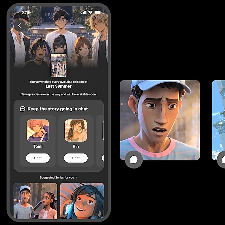 AI Platform Character.ai Introduces Suite of Microseries Focused on Anime, Horror, Action Adventure: ‘Deeper Connection Between Fans and Characters...
