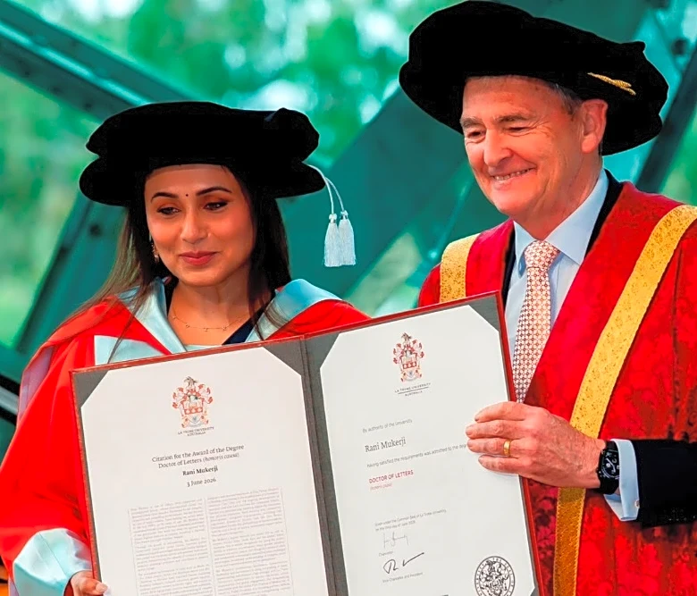 Rani Mukerji Receives La Trobe Honorary Doctorate, Wins IFFM Special Citation