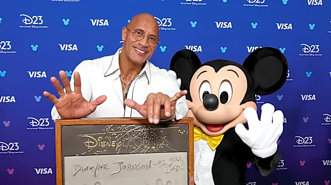 Dwayne Johnson Leads Crowd in ‘Happy Birthday’ Song for Daughter Simone After Receiving Disney Legends Award at D23