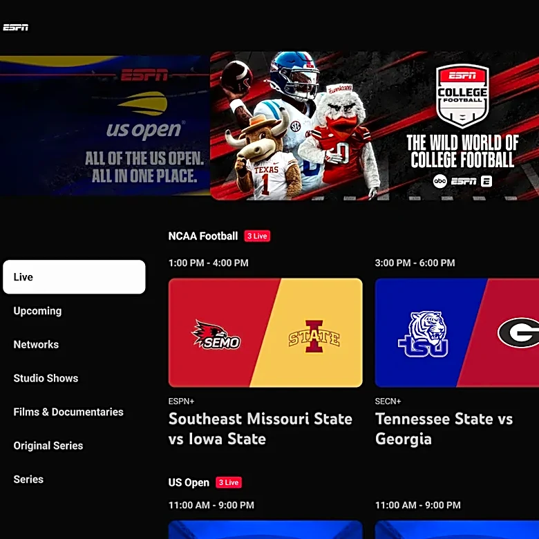 ESPN Unlimited Now Available on YouTube TV