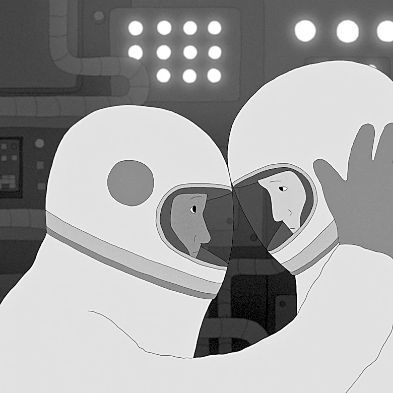 Moonfish’ Director and Stars Lucy Liu and Morgan Spector Break Down Their Black-and-White Animated Film About Isolated Astronauts And Why It’s an A...
