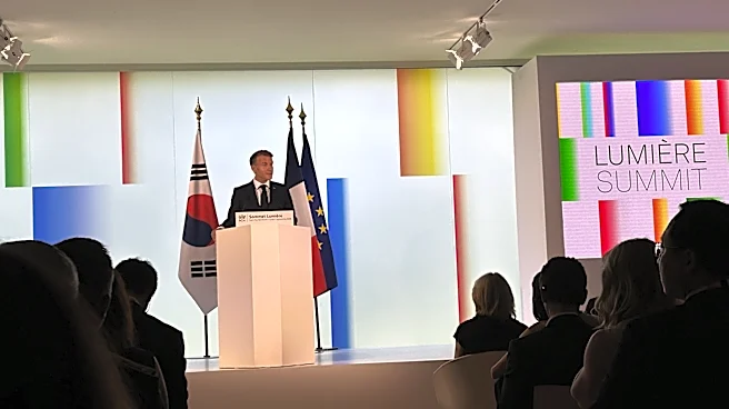 Emmanuel Macron Calls for Global Initiatives to Protect Film and Warns About Dangers of Social Media as Lumiere Summit Opens