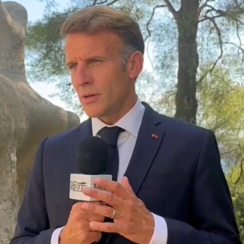 French President Emmanuel Macron Calls on YouTube to Finance Content and Warns of Growing Threat to Cultural Model (EXCLUSIVE)