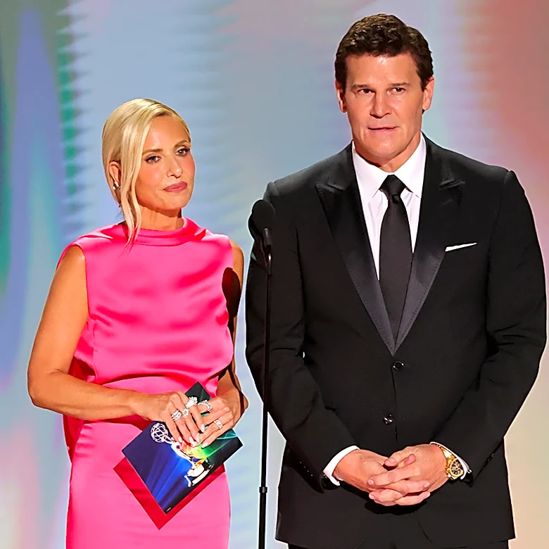 ‘Buffy’ Reunion at Emmys: Sarah Michelle Gellar and David Boreanaz Mock Canceled Reunion Series, Pay Tribute to Cast Members Who Died