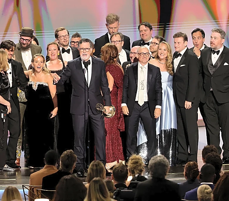 Stephen Colbert Wins Emmy After ‘Late Show’ Canceled by CBS and Tells Industry to Hire His Crew: ‘They Will Make Your Show Better!’