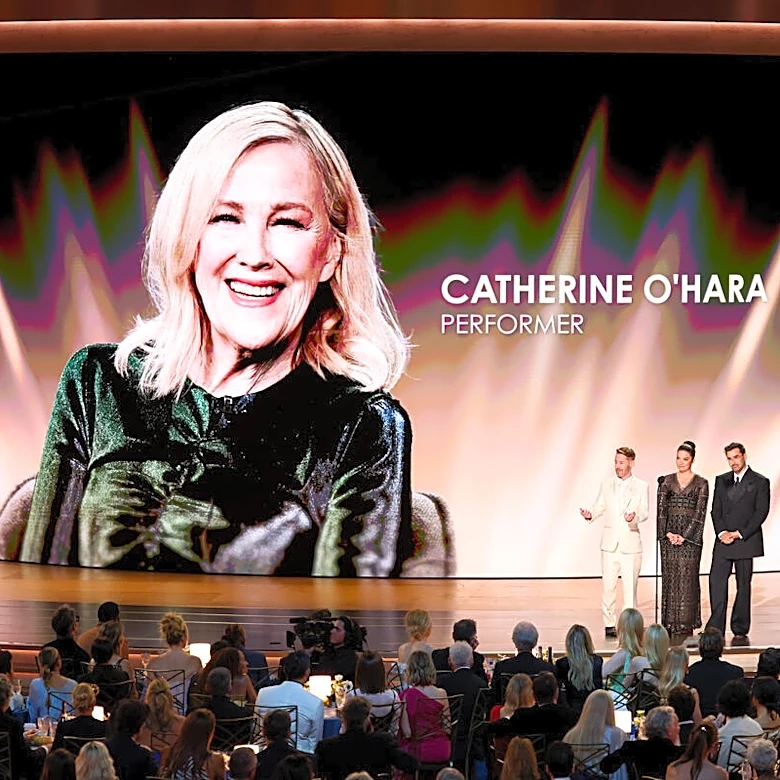 Catherine O’Hara Honored By Macaulay Culkin, Annie Murphy and Dan Levy During Emotional Emmys In Memoriam: ‘She Was Our Mama’