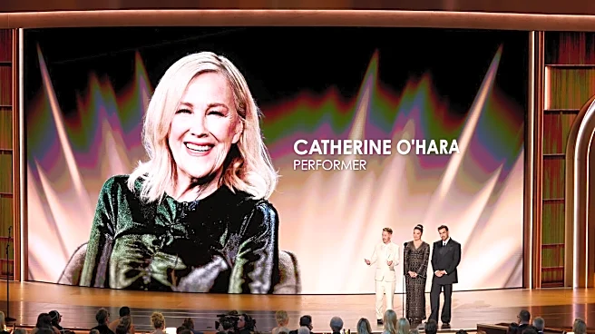 Catherine O’Hara Honored By Macaulay Culkin, Annie Murphy and Dan Levy During Emotional Emmys In Memoriam: ‘She Was Our Mama’