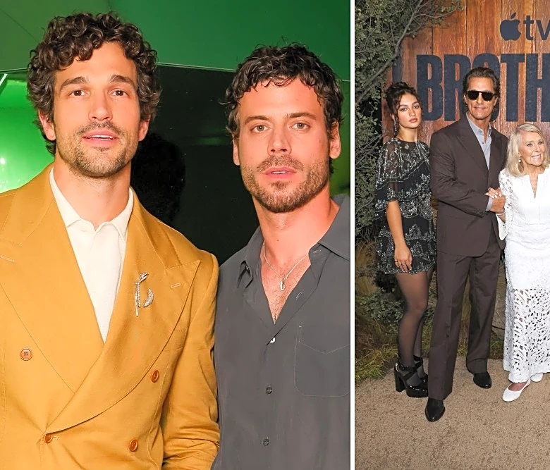 François Arnaud and Paul Anthony Kelly at the Swarovski Party in NYC, Matthew McConaughey’s Family Night at the ‘Brothers’ Premiere in L.A. and Mor...
