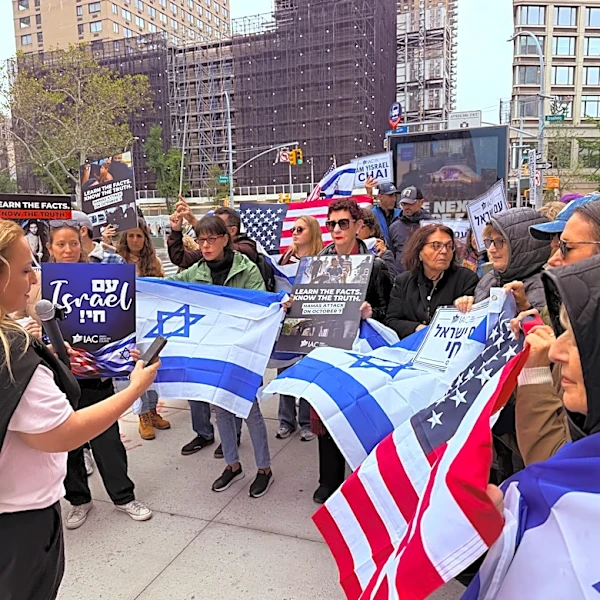 Israeli Americans Protest ‘NAZA’ by Screening October 7 Footage Outside New York Premiere: ‘Compassion For Palestinian Civilians Doesn’t Require Us...