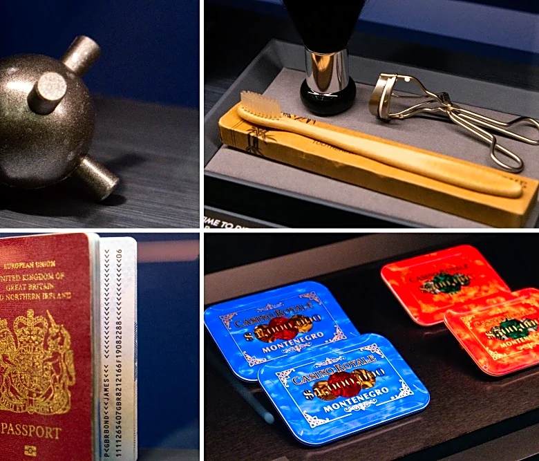 Inside Omega’s James Bond Exhibition, From 007’s Toothbrush to His Passport and Mini Car Bombs
