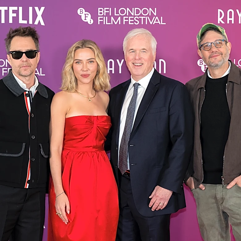 Scarlett Johansson, Sam Rockwell and Brad Bird Sing ‘Happy Birthday’ to Composer Michael Giacchino as ‘Ray Gunn’ World Premieres in London