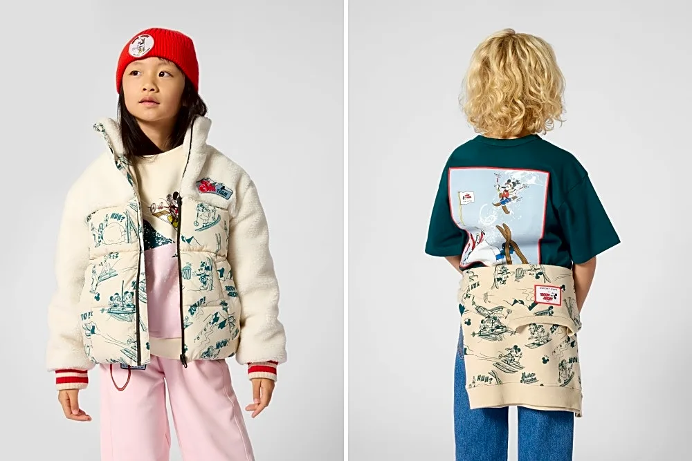 Marc Jacobs and Disney Reunite for Mickey Mouse Ski Collection, Featuring Retro Winter Gear for Kids