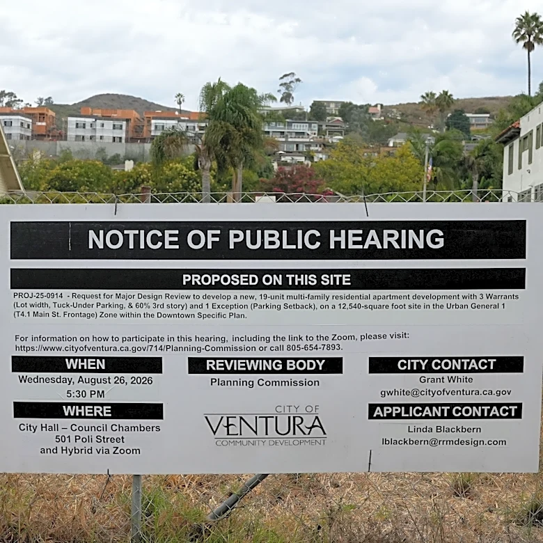 Ventura's planning commission OKs design review for 19-unit complex