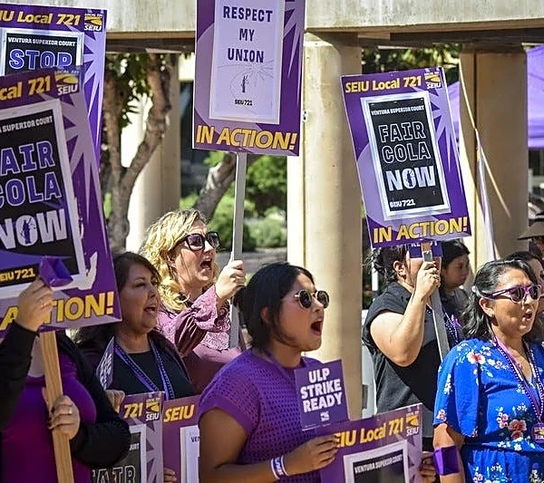 Ventura County court workers authorize strike, criticize leadership