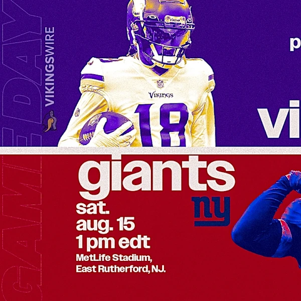 Vikings vs. Giants preseason live updates: NFL game score, highlights