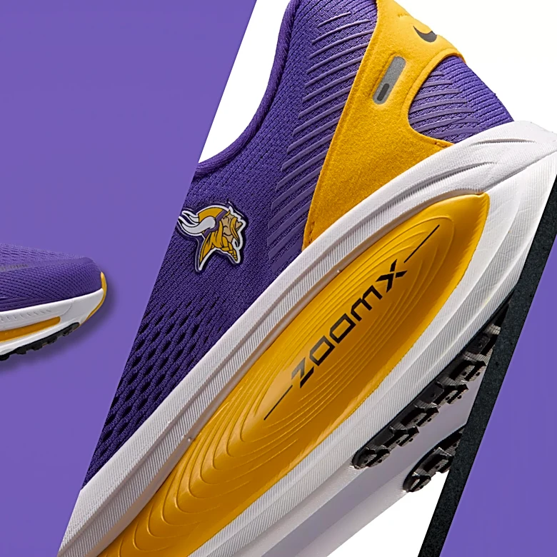 Minnesota Vikings Nike Vomero 18 running shoes just dropped, how to buy