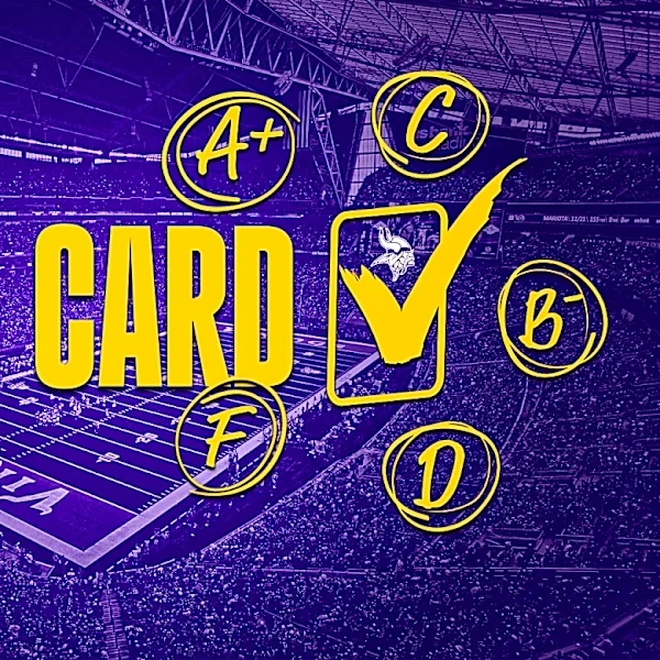 Report Card Grades from the Vikings' Week 1 win over the Packers