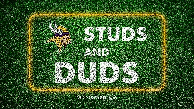 Studs and Duds from the Vikings' Week 1 win over the Packers