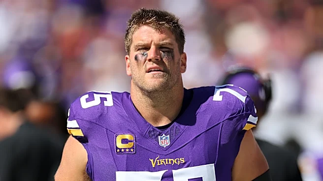 Vikings' Brian O'Neill comments on the trade of J.J. McCarthy