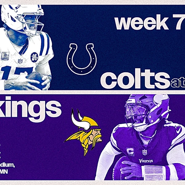 What channel is Vikings vs. Colts on today? Time/schedule for Week 7